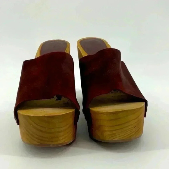 ZARA BASIC COLLECTION WOOD SANDALS - Picture 2 of 5